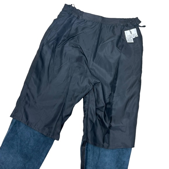 Timothy Daniels Vintage Straight Leg High Rise Leather Pants - Picture 6 of 11